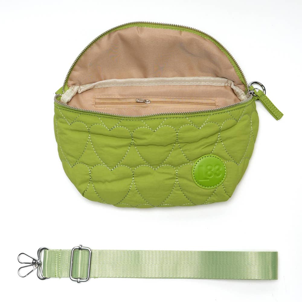 Sac banane JILL coeur Anis