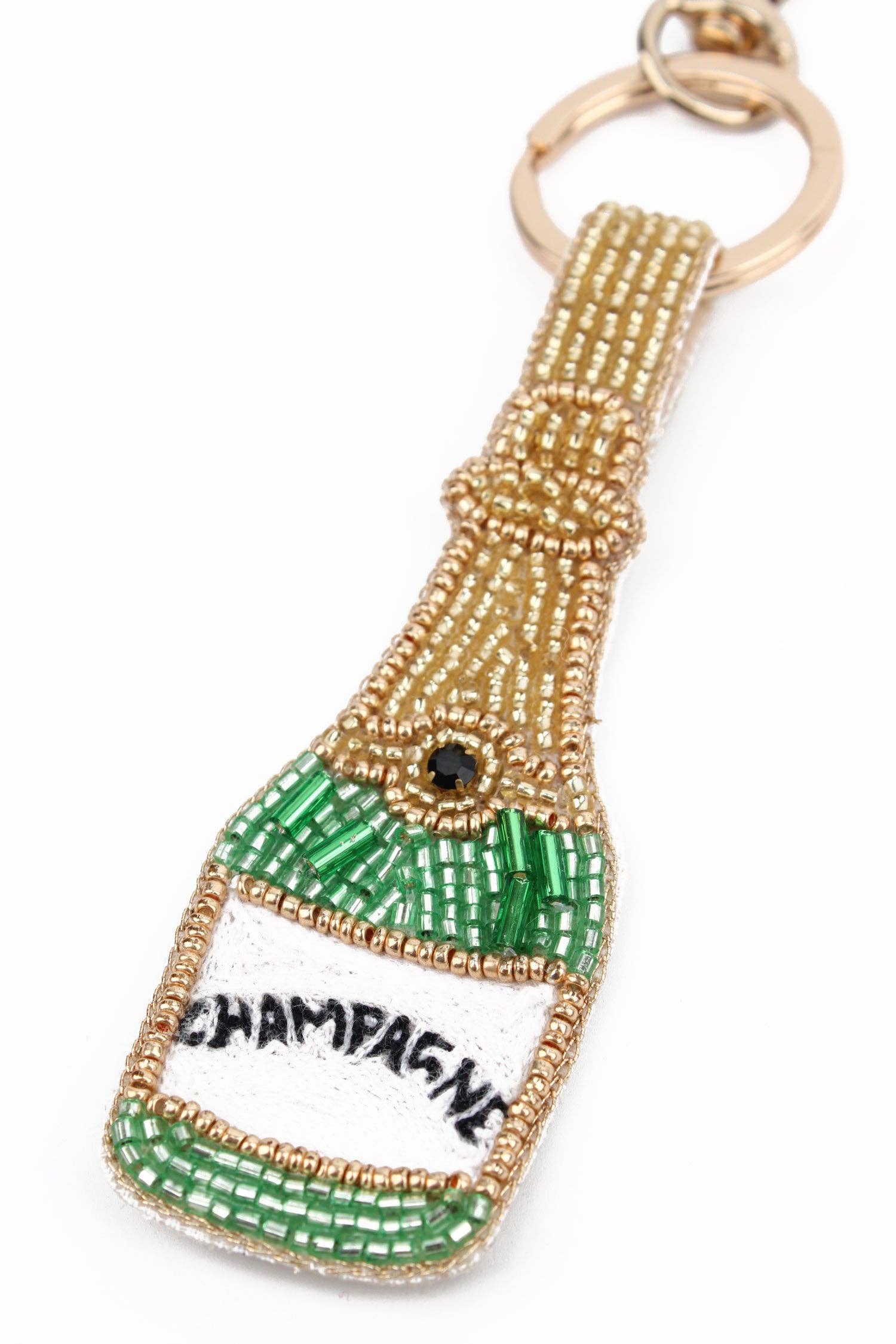 PORTE-CLÉS/CHARM POUR SAC BOUTEILLE DE CHAMPAGNE