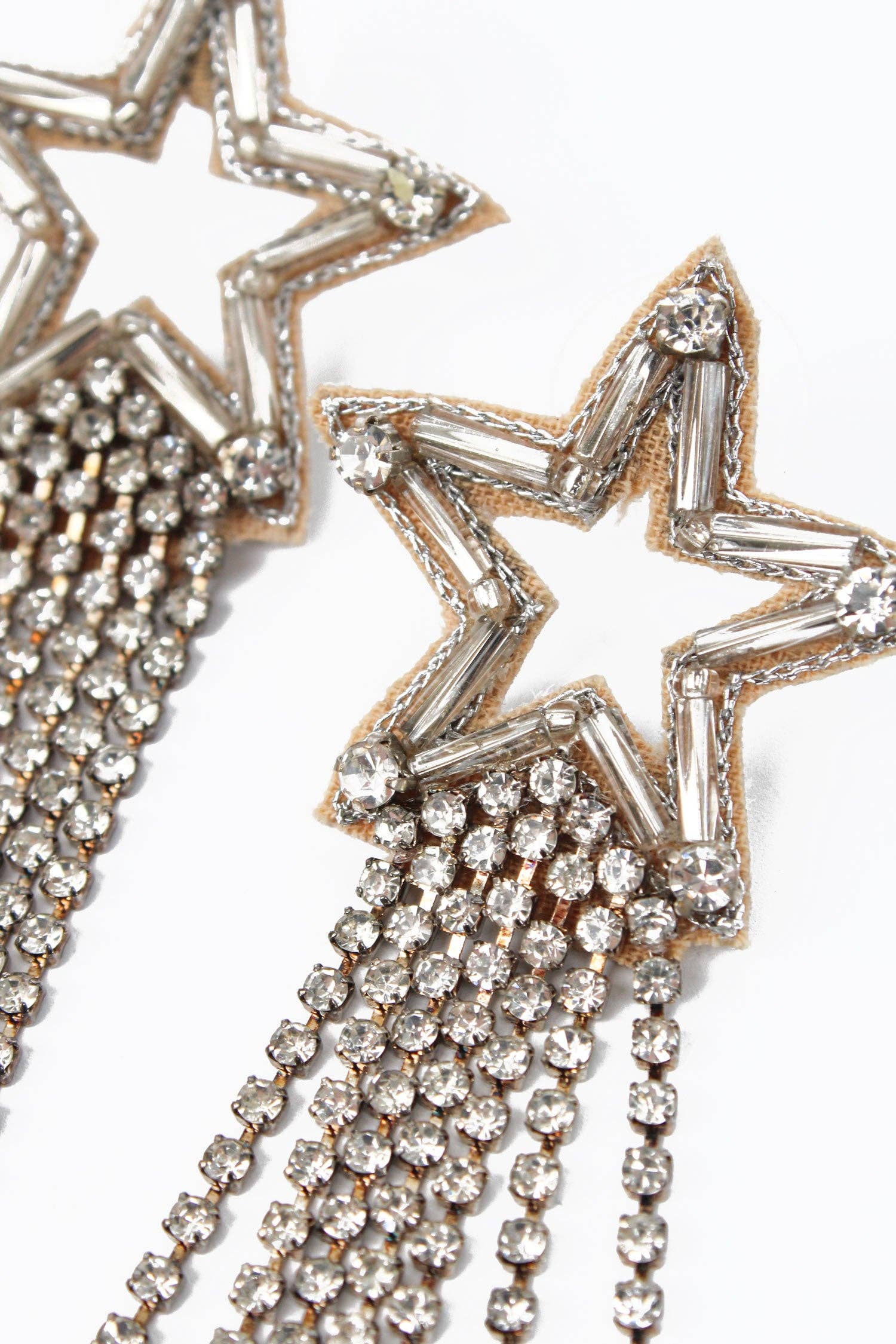 GOUTTES PERLÉES ÉTOILE FILANTE ARGENTÉE