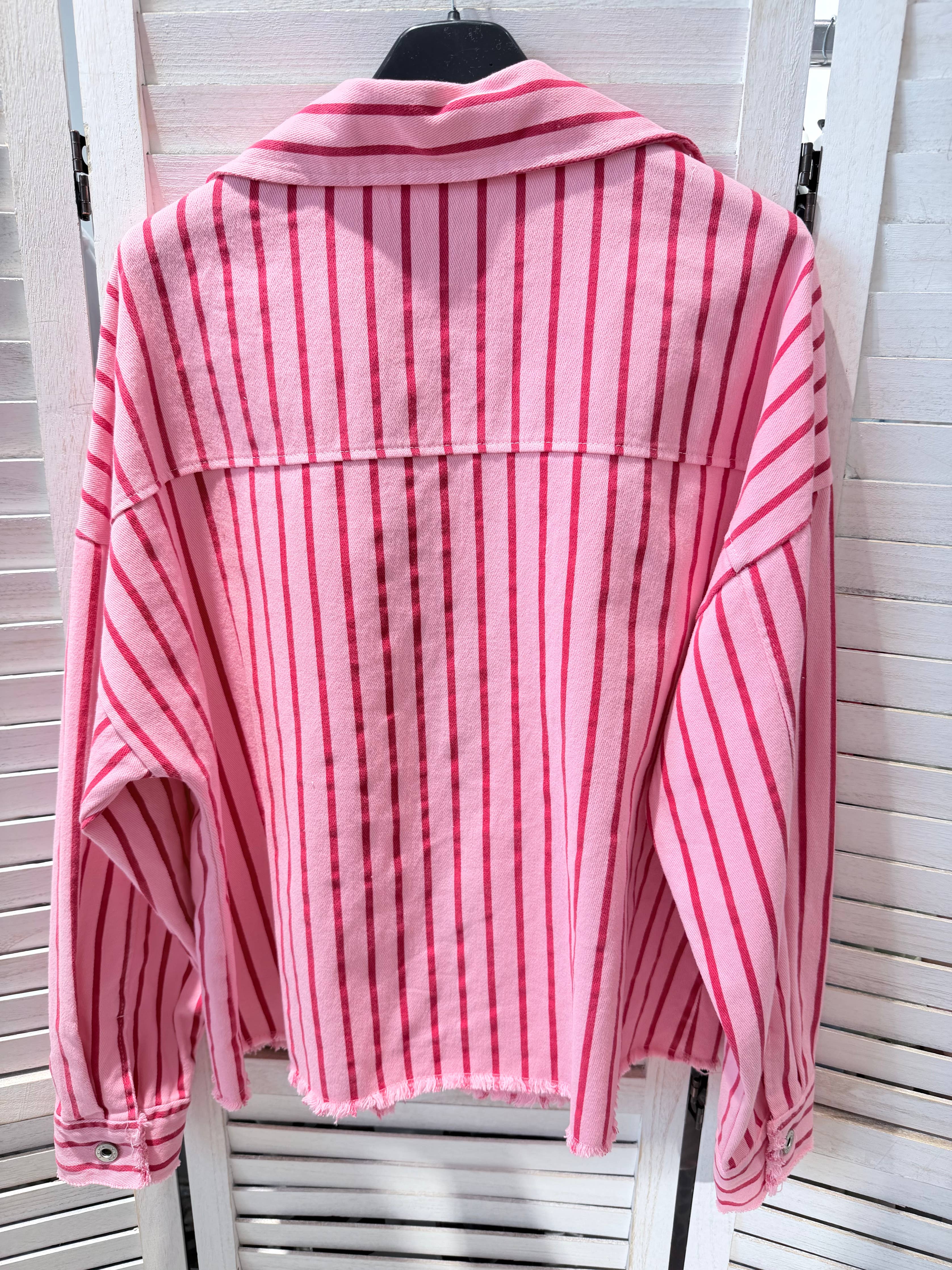 Veste rayée en coton RITA ROSE&ROUGE