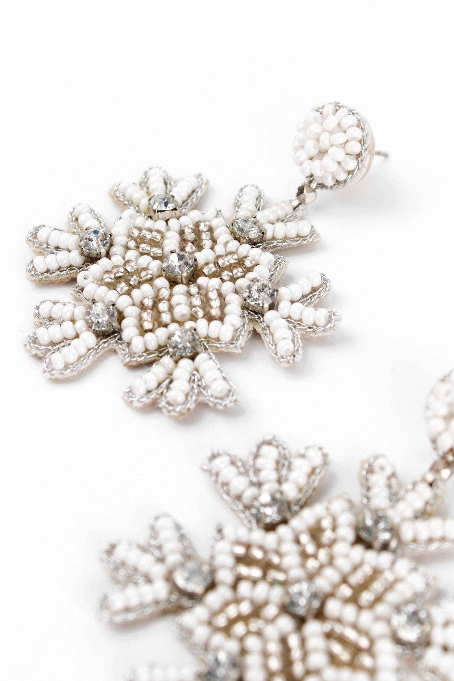 BOUCLES D&#39;OREILLES SNOWFLAKE