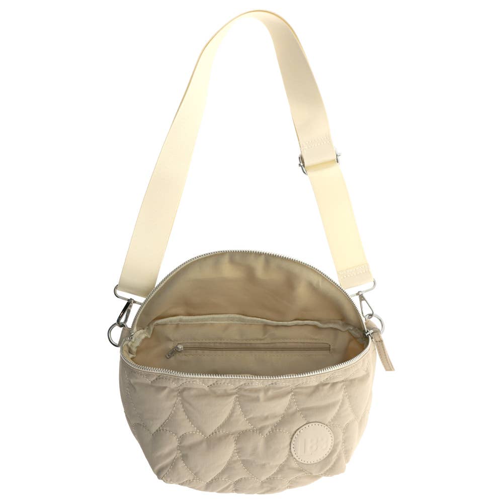 Sac banane JILL coeur Beige