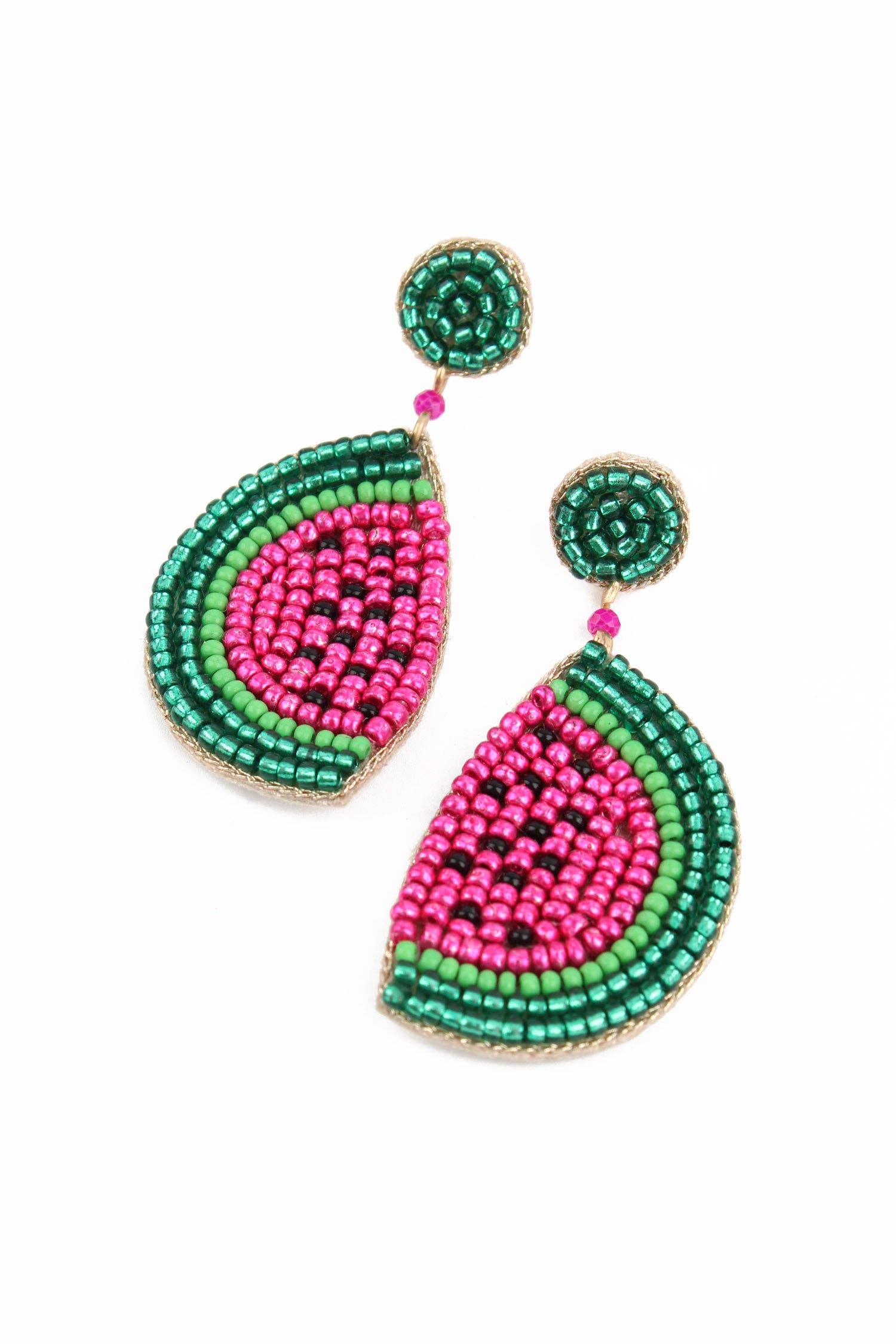 BOUCLES D'OREILLES ÉCLAT PASTÈQUE