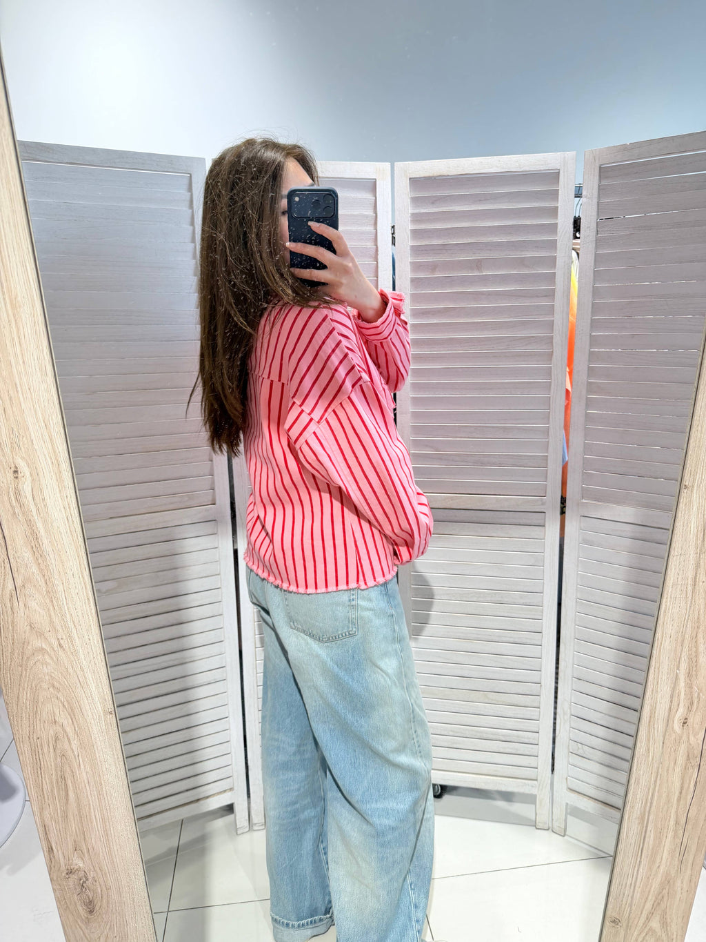 Veste rayée en coton RITA ROSE&ROUGE