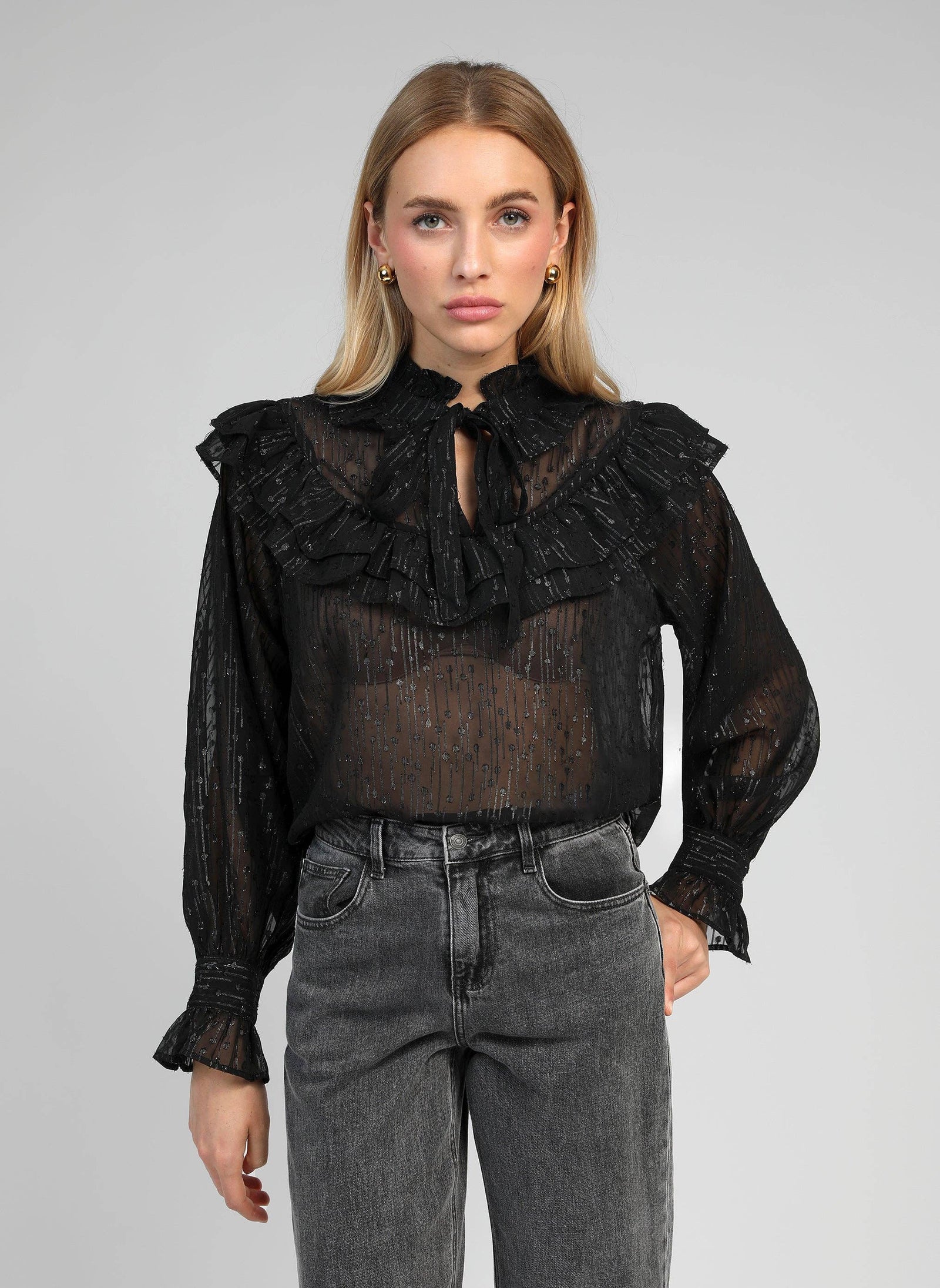 BLOUSE SWINY noir