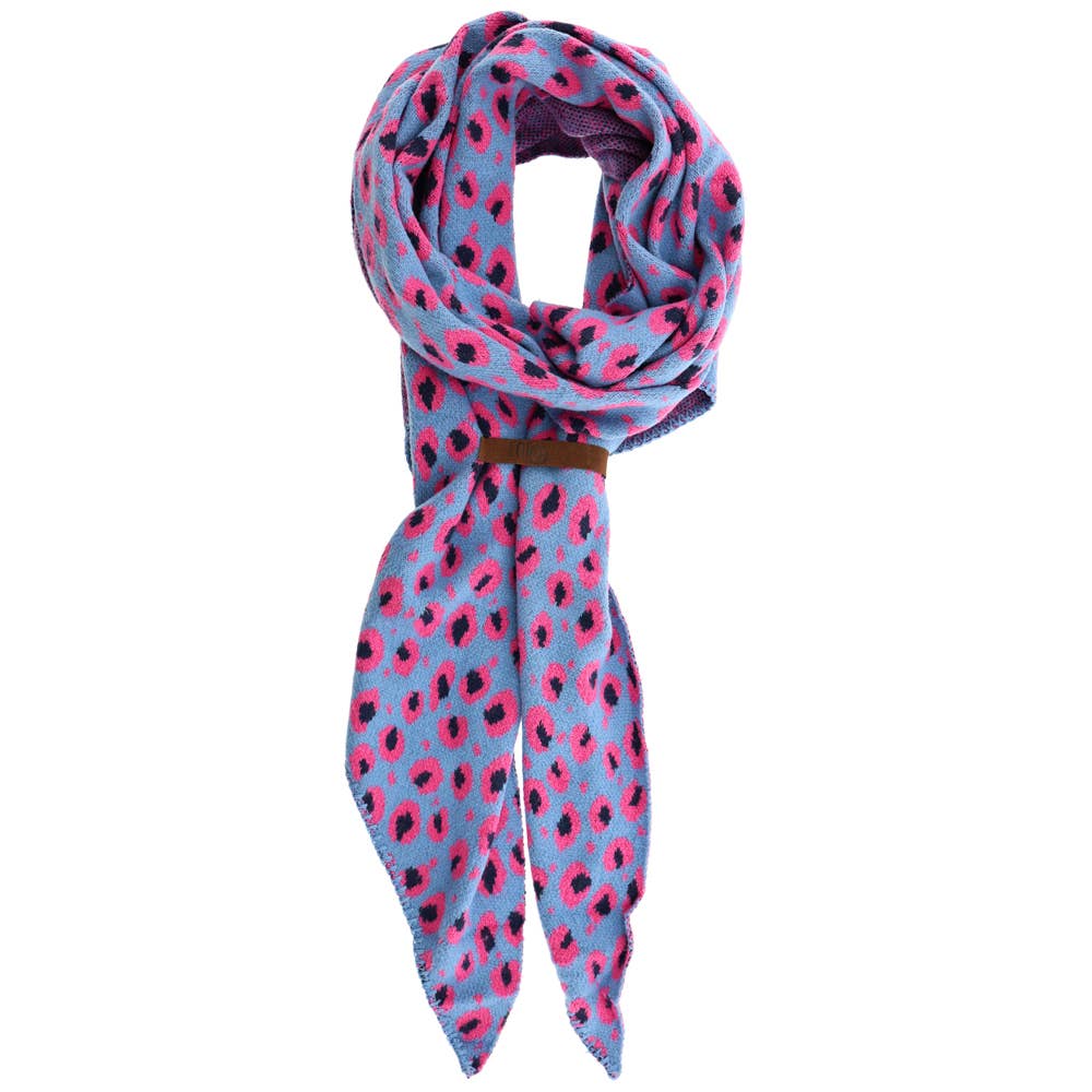 Écharpe Lily Rectangle Bleu