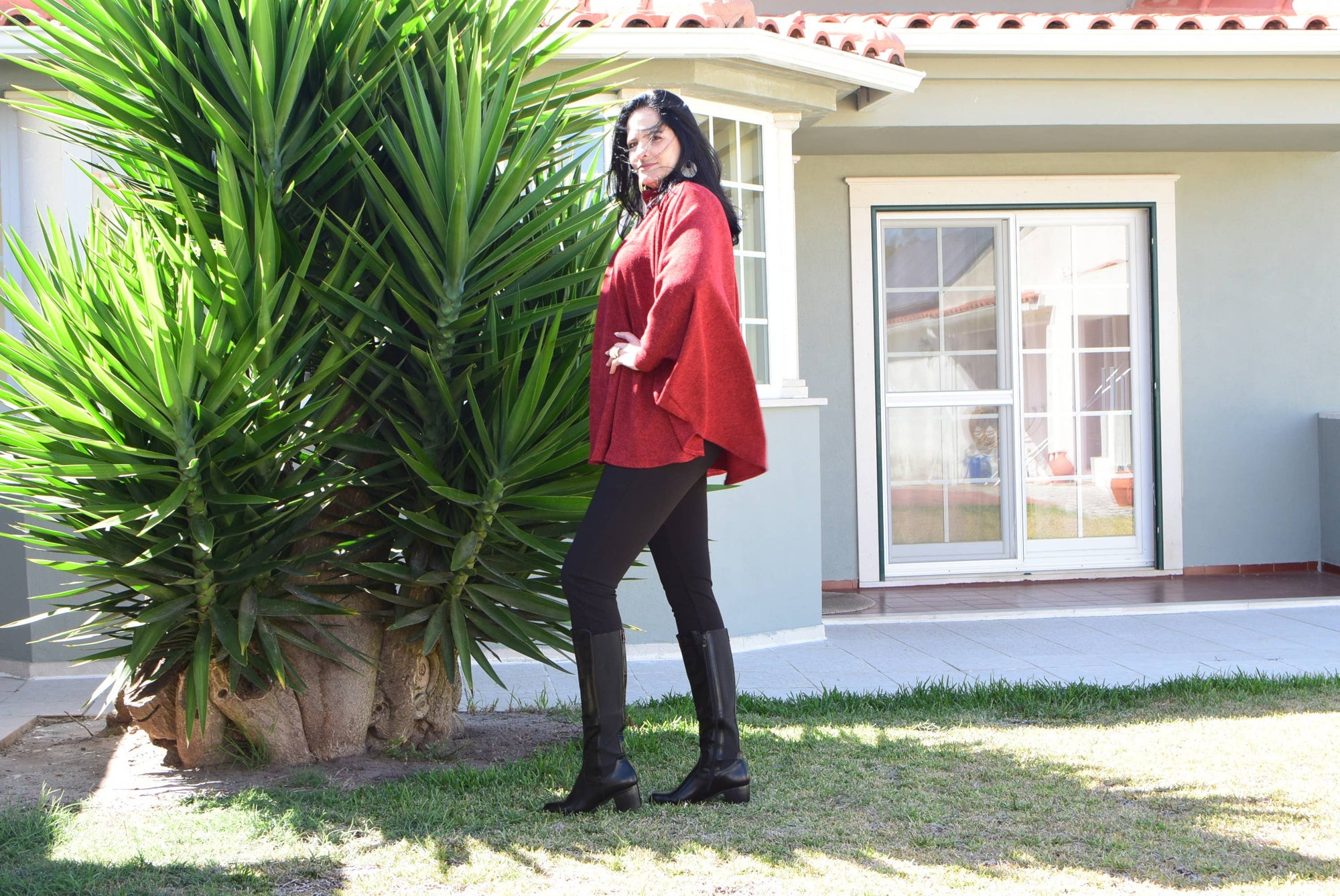 Poncho chaud grande taille Ruth/Tailles L à 7XL