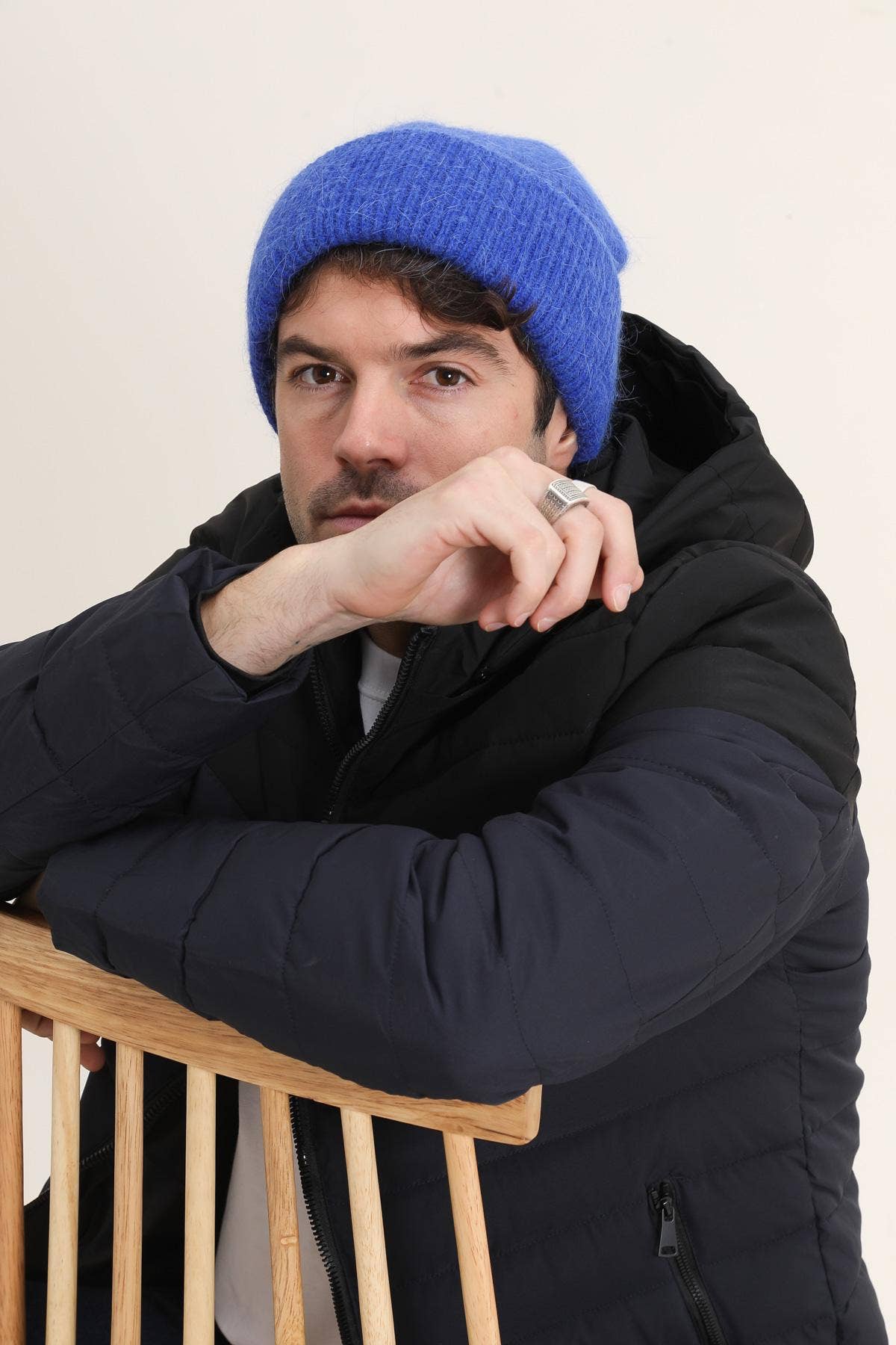 Bonnet Classique uni en Angora