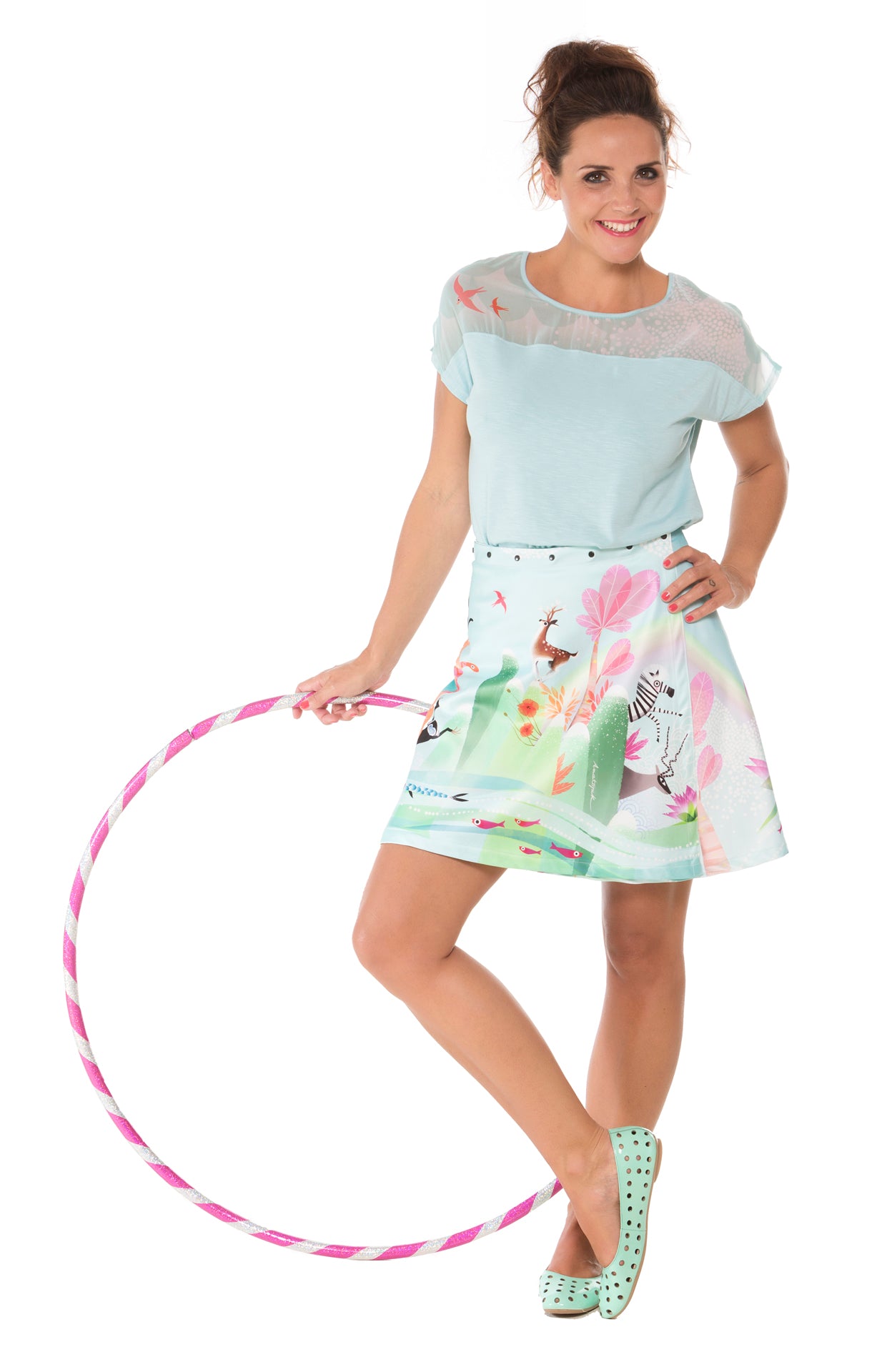 PRECOMMANDE Jupe multi taille SALLY ARCHE DE NOÉ