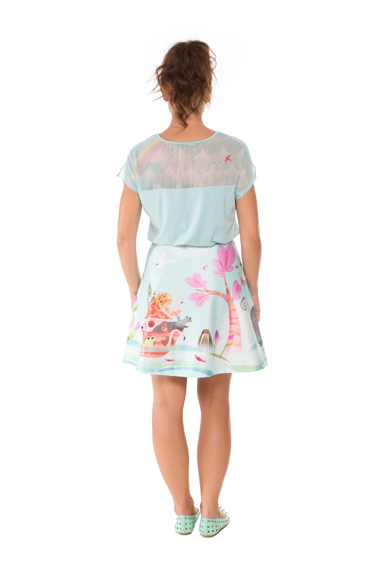 PRECOMMANDE Jupe multi taille SALLY ARCHE DE NOÉ