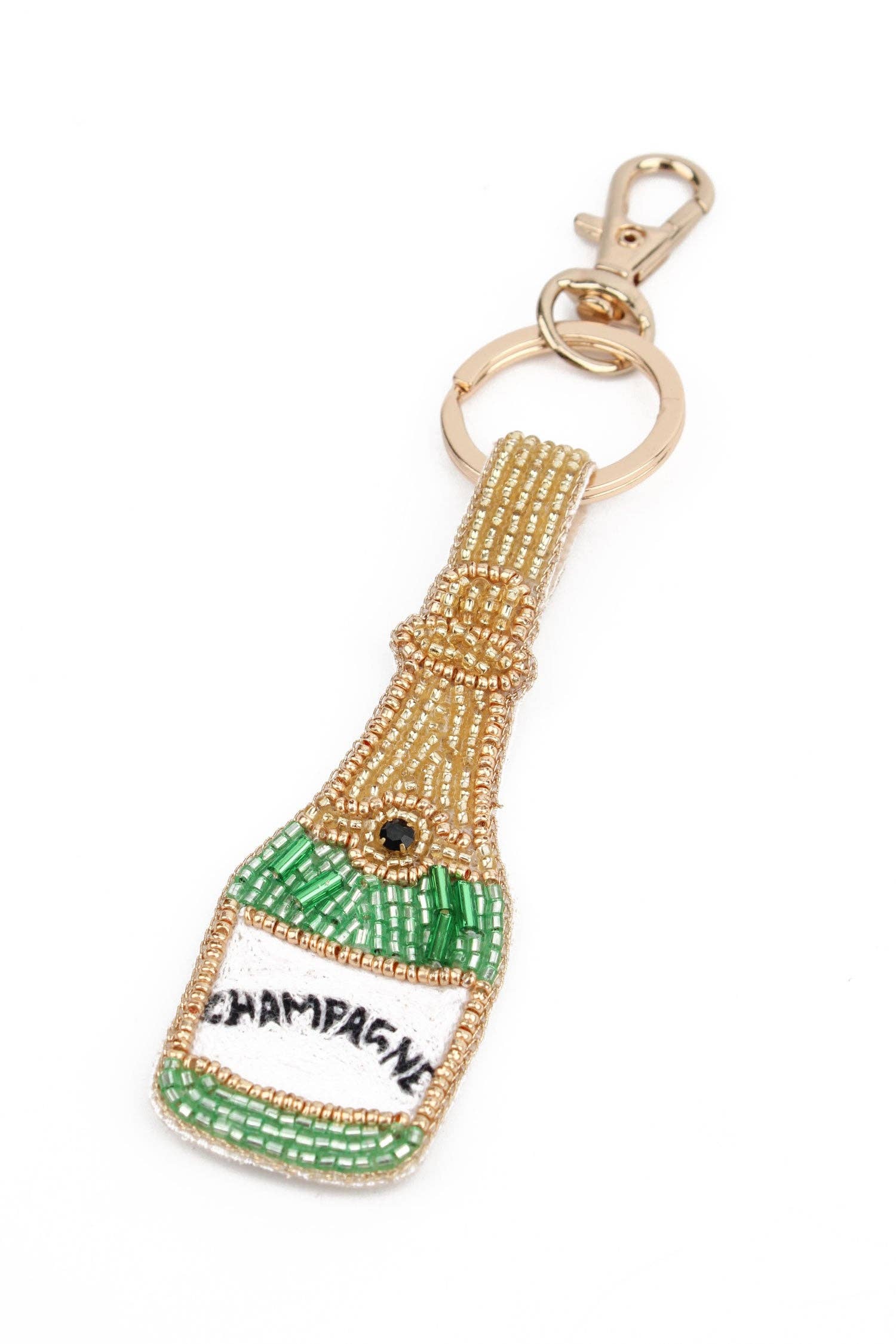 PORTE-CLÉS/CHARM POUR SAC BOUTEILLE DE CHAMPAGNE