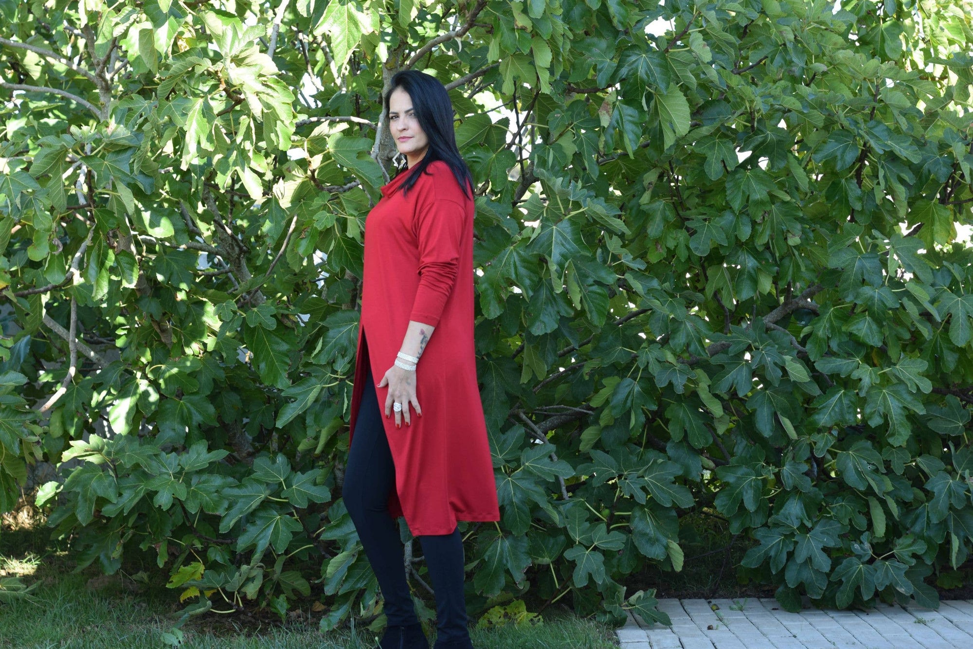 Tunique Rebecca - L à 6XL/Tunique longue/Col roulé