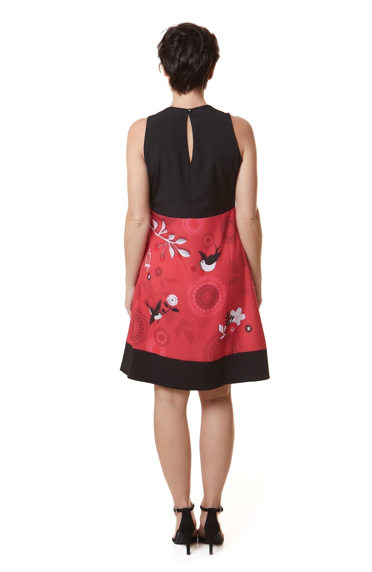 VICKY BABYLON satin fabric