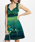 Robe col croisé NATHALIE TOUCANS