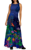 Robe longue résille  CALIDORA REVERIE