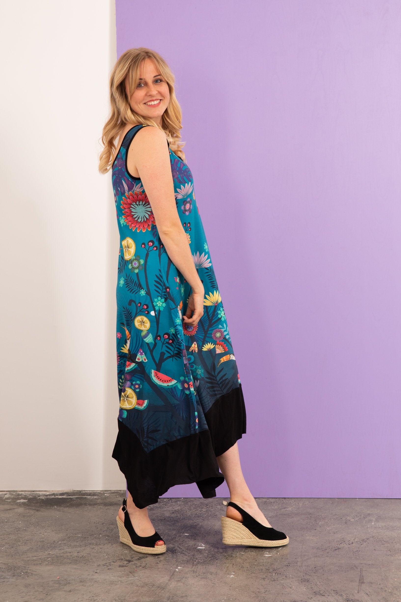 Robe longue jersey NADIA TOUCANS