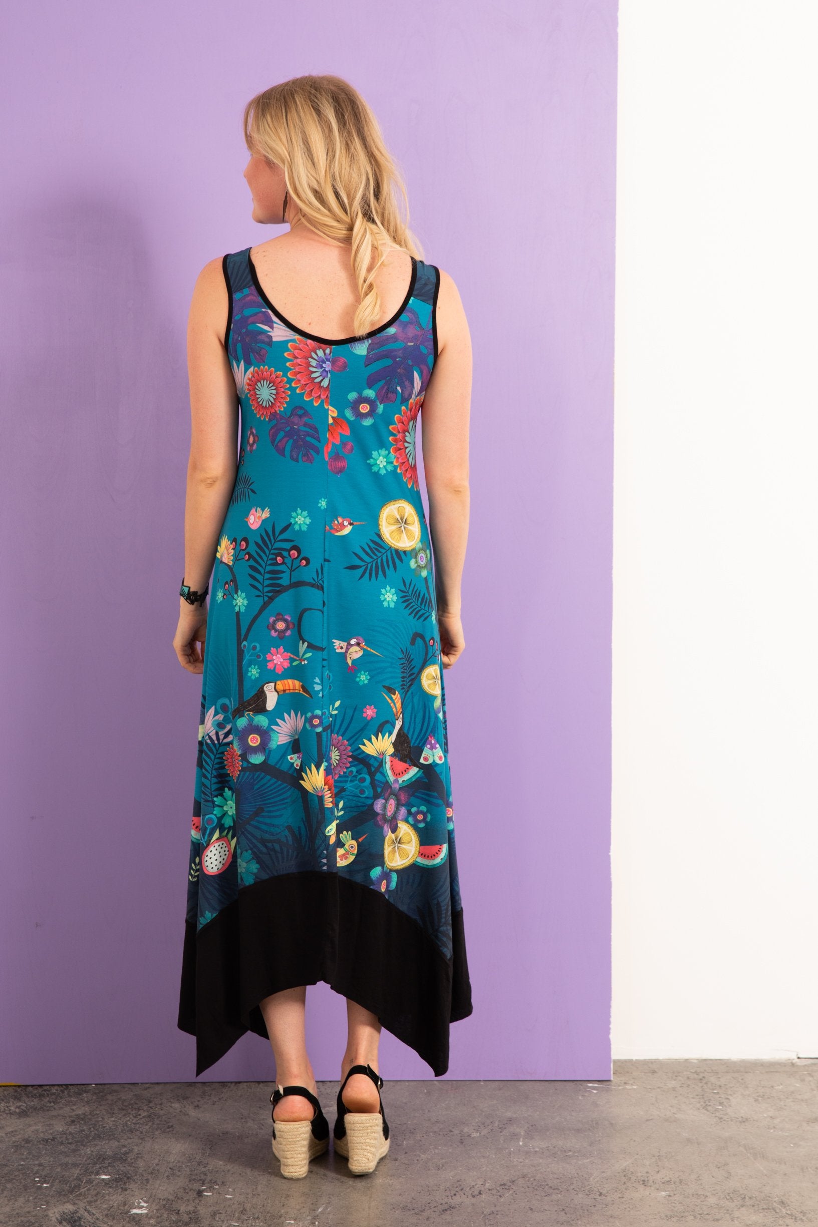 Robe longue jersey NADIA TOUCANS