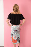 Jupe multi taille NICKY AQUA