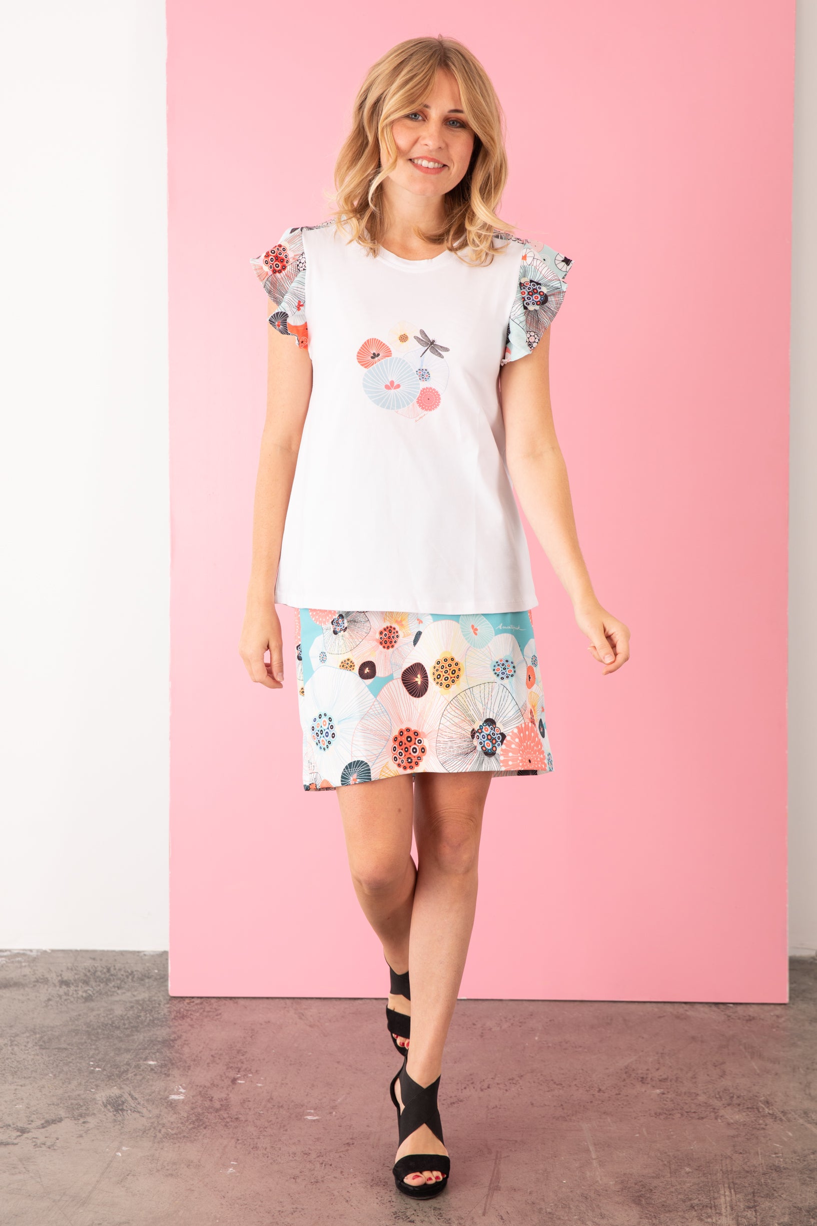 Tee-shirt viscose LEON ABYSSES