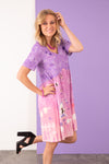 Robe viscose NALLA  CORAIL