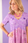Robe viscose NALLA  CORAIL