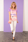 Tee-shirt viscose LEON CORAIL