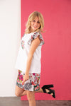 Tee-shirt coton PAULA FLORALIES