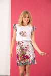 Tee-shirt coton PAULA FLORALIES