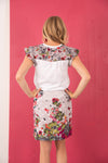 Tee-shirt coton PAULA FLORALIES