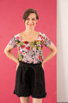 Tee-shirt viscose PACCO FLORALIES