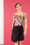 Tee-shirt viscose PACCO FLORALIES