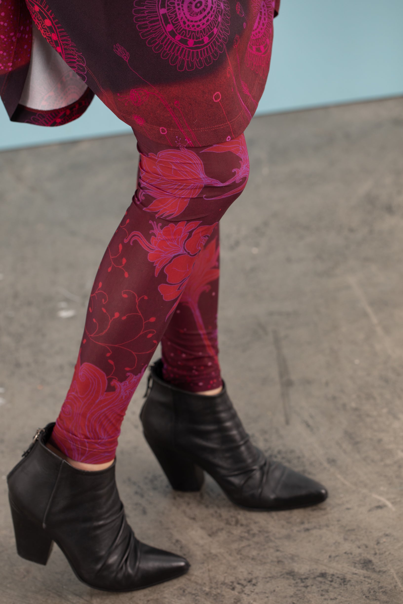Legging DELIO BELLE ET LA BETE version bordeaux
