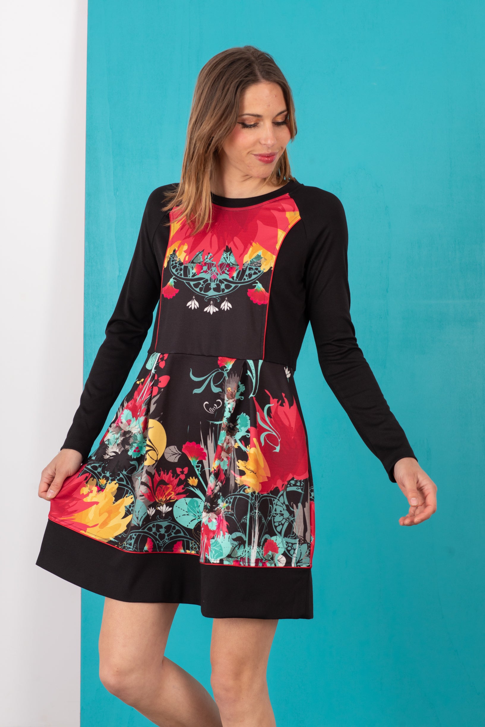 Robe RUBENS DAME PETALE
