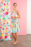 Robe jersey avec ceinture LESLIE CONFETTIS