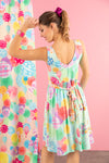Robe jersey avec ceinture LESLIE CONFETTIS