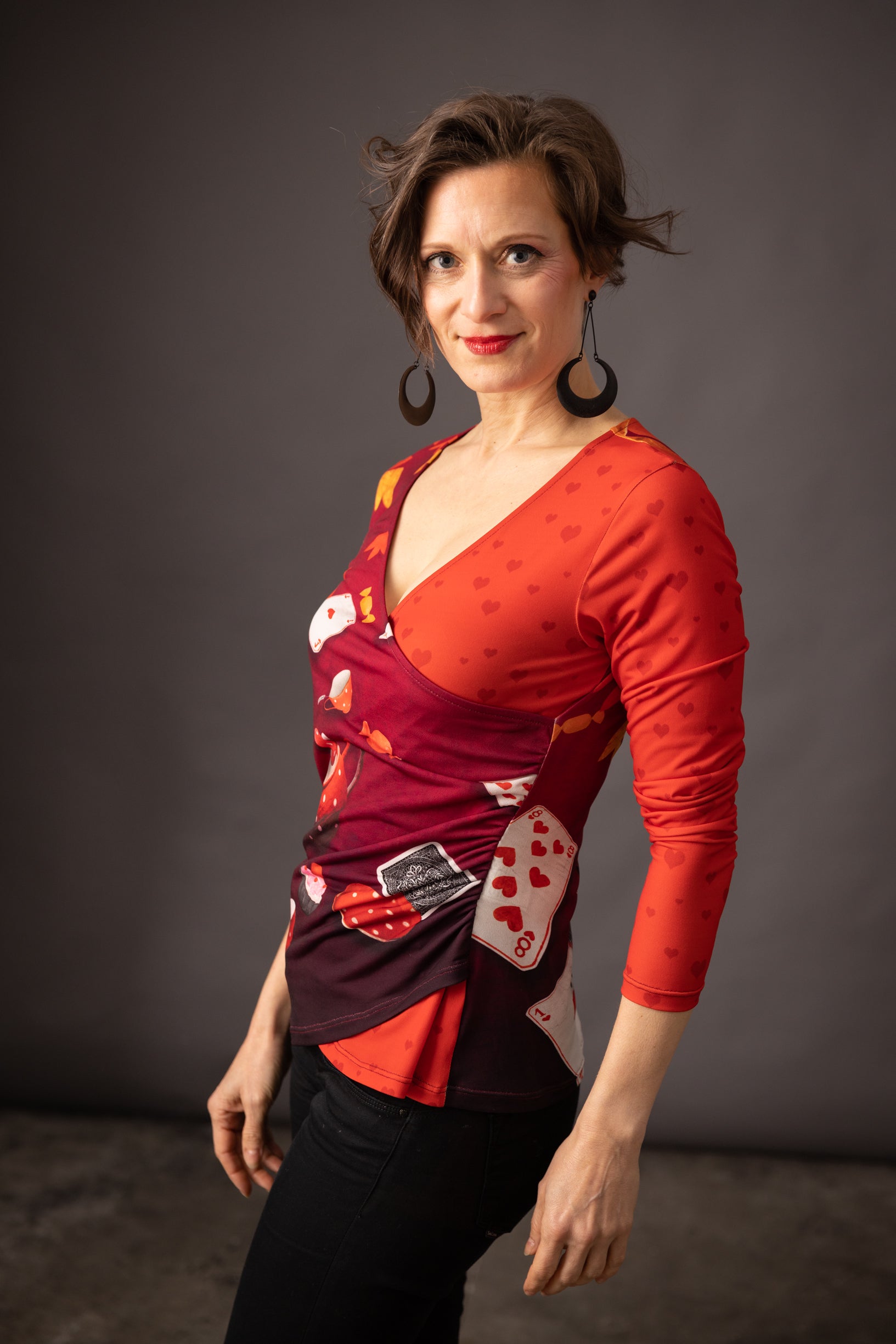Tee-Shirt cache-coeur TAROT ALICE