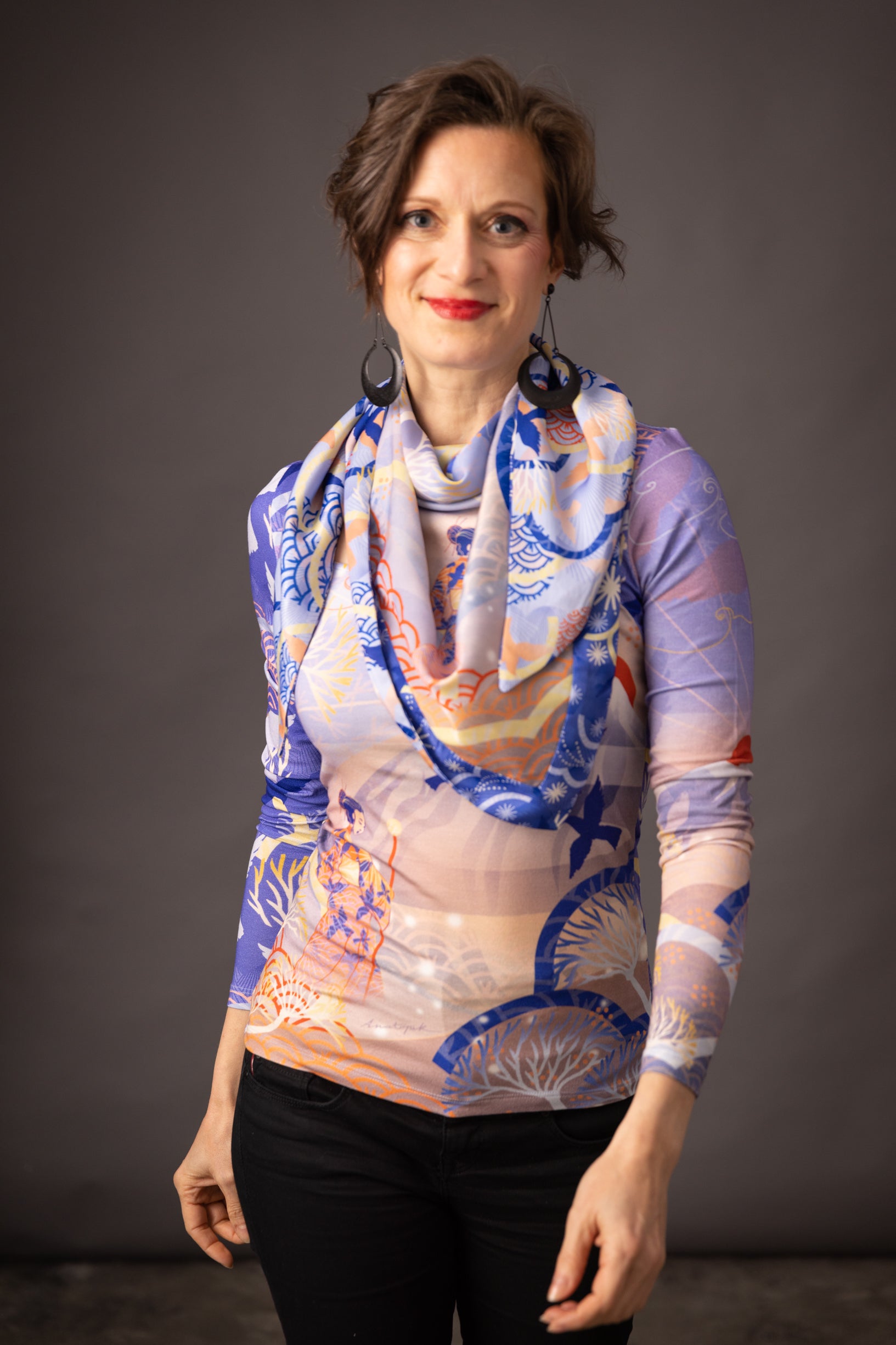 Tee-Shirt viscose SAXO FUJI