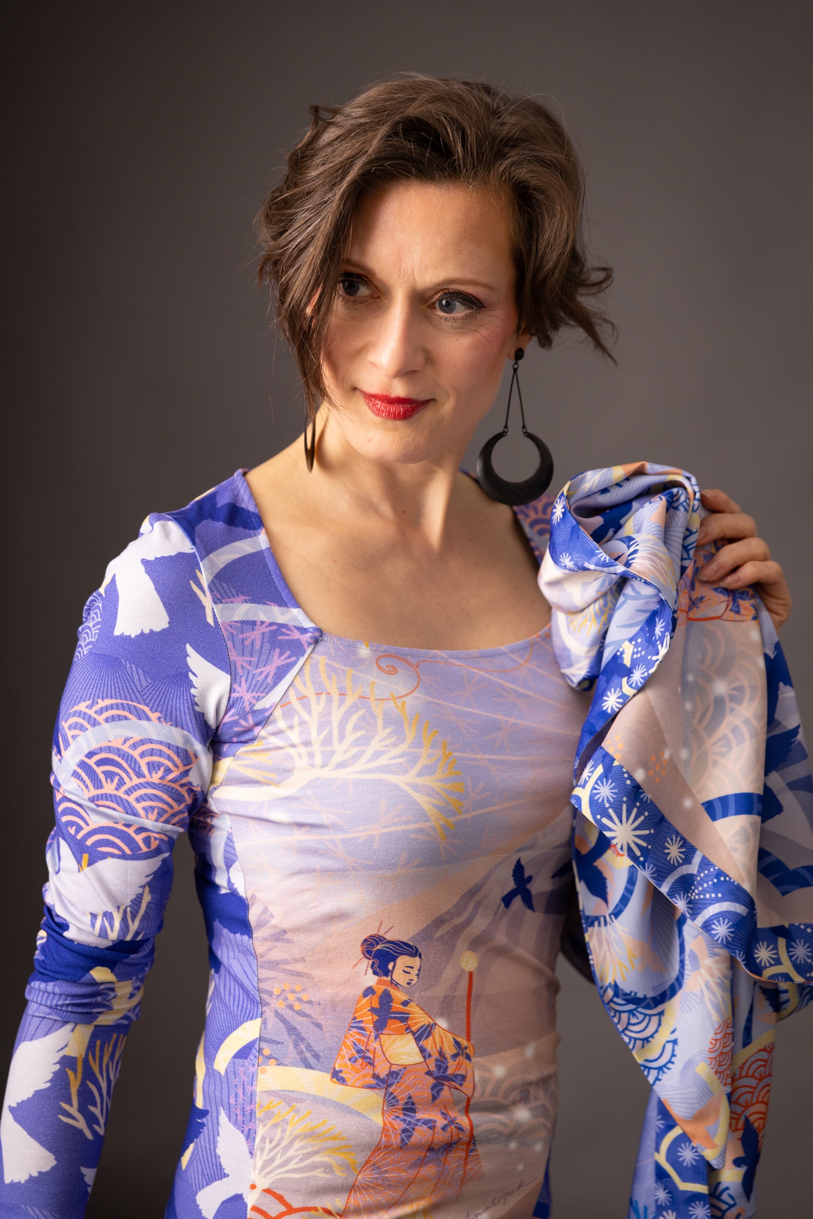 Tee-Shirt viscose SAXO FUJI