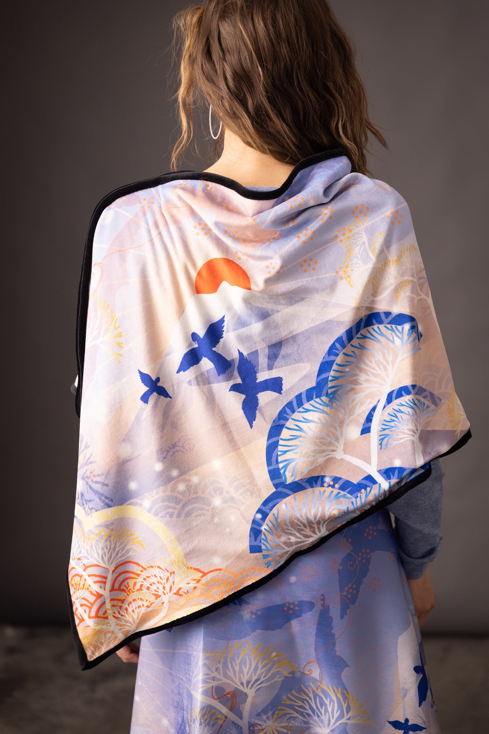Poncho imprimé MILO FUJI