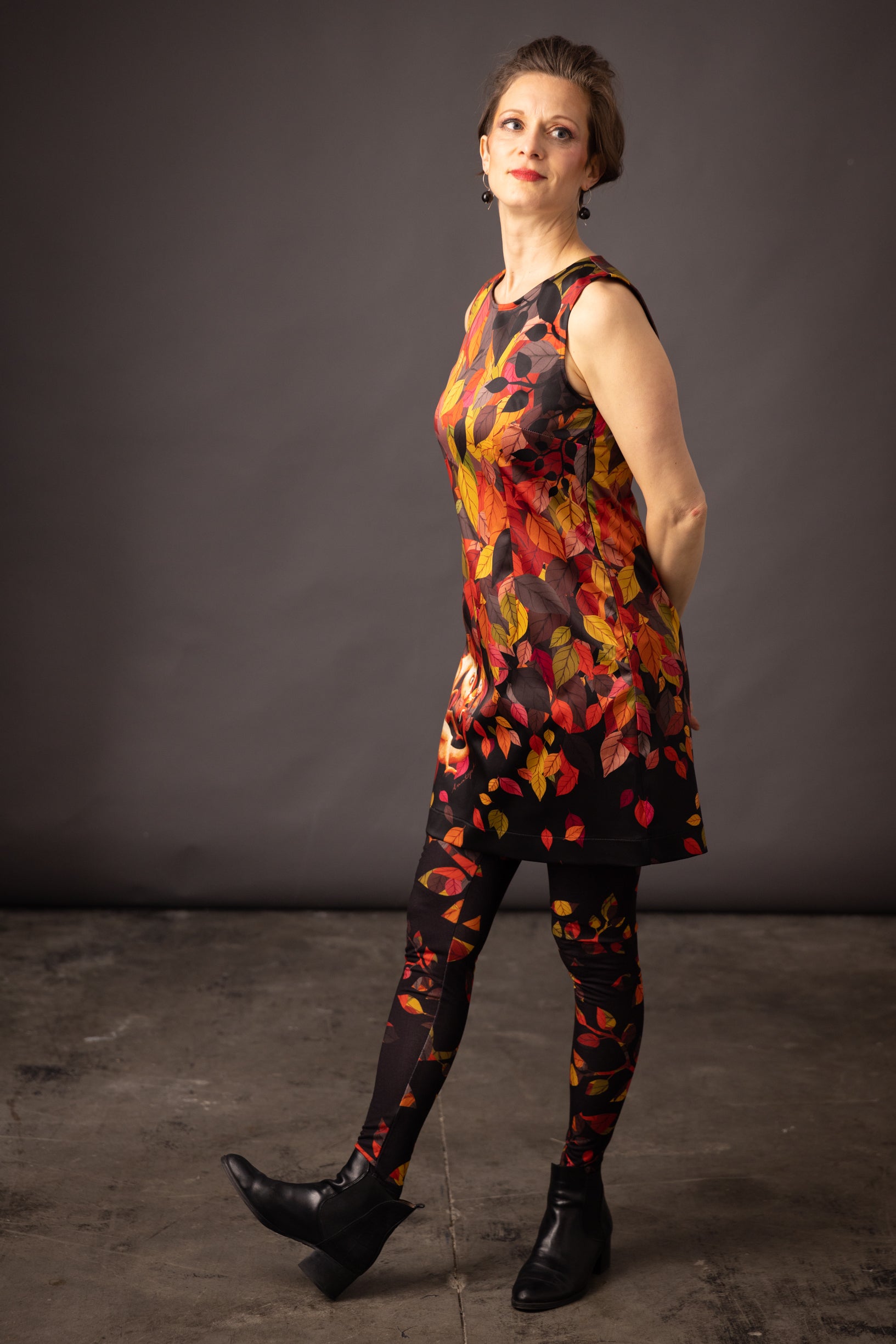 Robe chasuble TABATA DRAGON FEUILLE