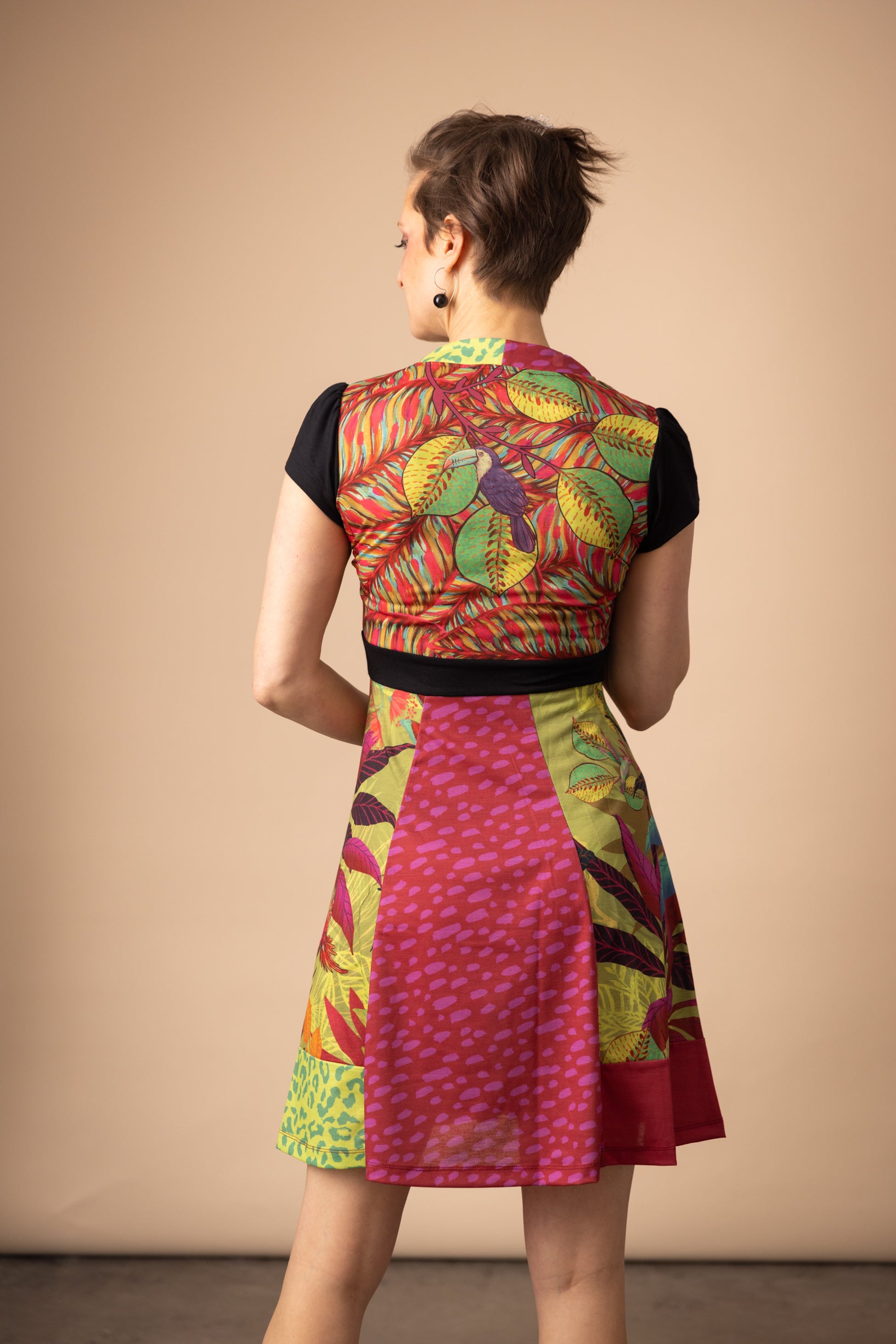 Robe jersey patchwork SAMARY AMAZONE