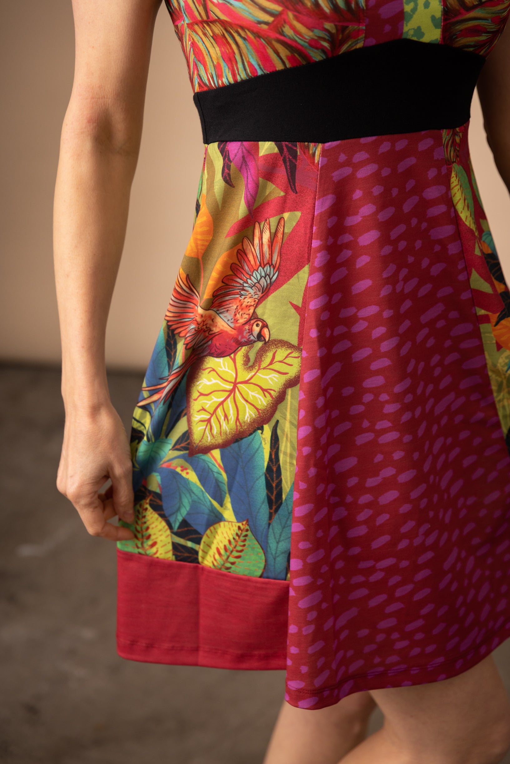 Robe jersey patchwork SAMARY AMAZONE