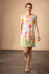 Robe chasuble toute imprimée  LANIA CONFETTIS