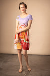 Robe fluide imprimée SAMANTHA ALADIN