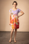Robe fluide imprimée SAMANTHA ALADIN