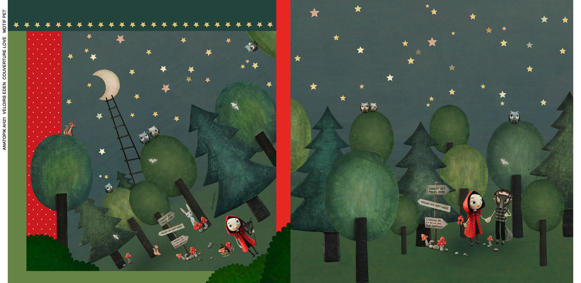 Couverture enfant LOVE PETIT CHAPERON ROUGE