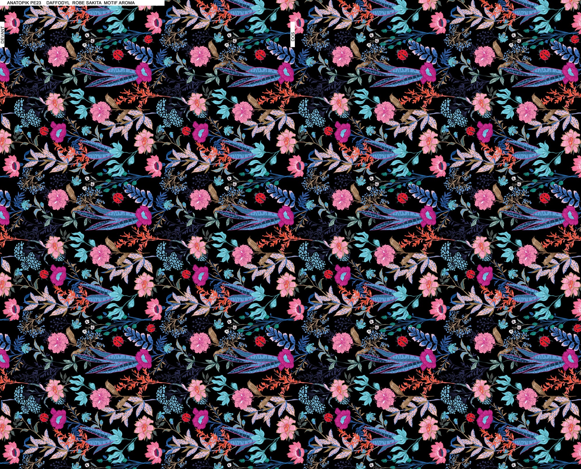 Tissu satin PETRA AROMA