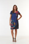 Robe trapèze JONDRA ABYSSES