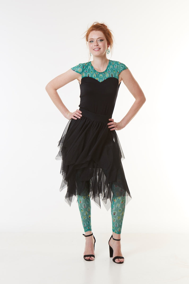 Tee-shirt effet bustier LIMA CACTUS