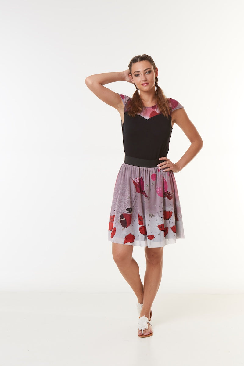 Tee-shirt effet bustier LIMA CERF-VOLANT